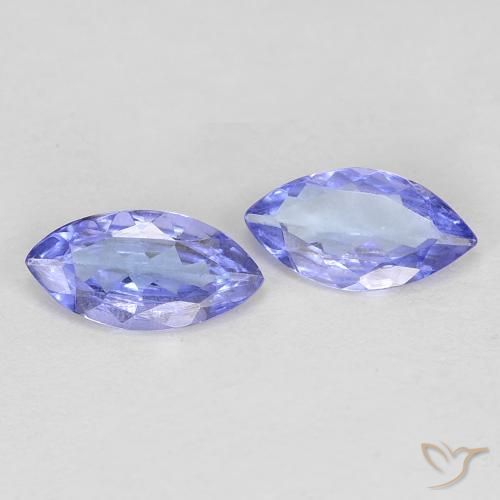 0.65 ct Blue Tanzanite, 7.2 x 3.6 mm Marquise Cut From Tanzania, Photo A