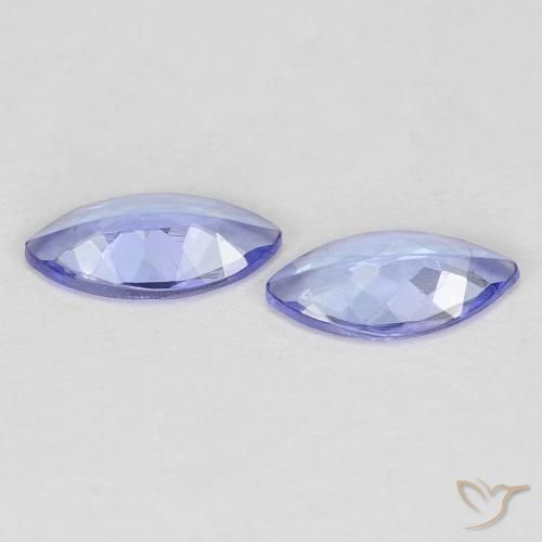 Tanzanite Gemstones in 7 x 3.5 mm (calibrated) Size for Sale, Tanzanite Stones in Violet Blue Color
