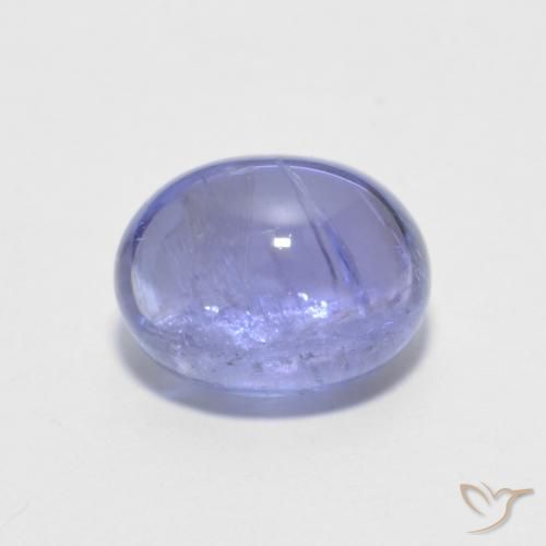 Tanzanite blu taglio ovale da 1,93 ct dalla Tanzania, dimensione 8 x 6,1mm, pietra preziosa naturale Riscaldato , purezza Transparent, Tanzanite Ovale cabochon da 1 pz, durezza Mohs di 6,5 - 7 adatto per gioielli da indossare ogni giorno, Pietra portafortuna di dicembre, Photo A