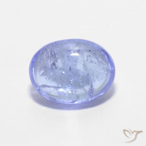 1.62ct Natural Electric Blue Tanzanite, Oval, Transparent