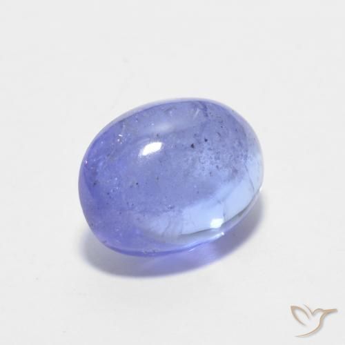 1.72 ct Blue Tanzanite Stone, Natural Tanzanite in Oval Cabochon Shape for Sale
