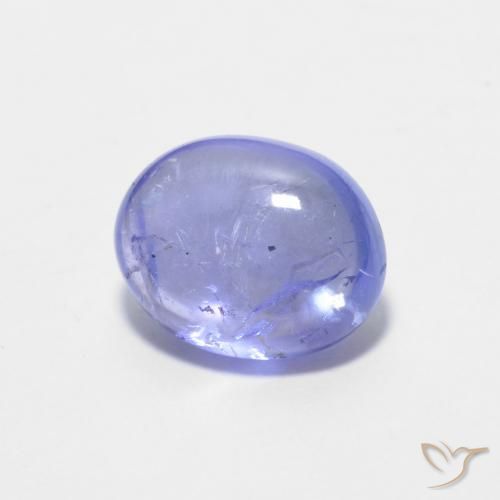 1.50 ct Blue Tanzanite Stone, Natural Tanzanite in Oval Cabochon Shape for Sale