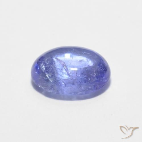 Tanzanite Gemstone in 8 x 6 mm (calibrated) Size for Sale, Tanzanite Stone in Intense Violet Blue Color