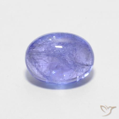 1.84 ct Violet Tanzanite, 8.1 x 6.1 mm Oval Cut From Tanzania, Photo A
