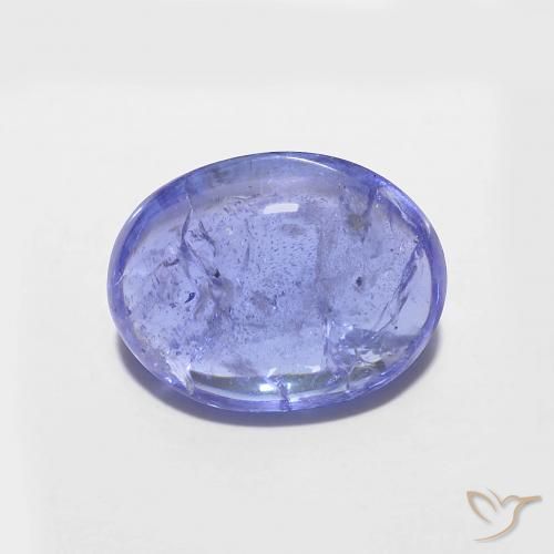 2.69ct Natural Intense Violet Blue Tanzanite, Oval, Transparent