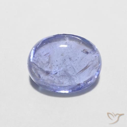 1.86 ct Blue Tanzanite Stone, Natural Tanzanite in Oval Cabochon Shape for Sale