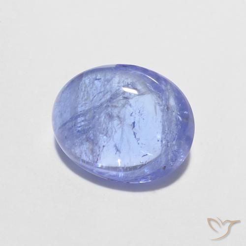 1.64 ct Blue Tanzanite Stone, Natural Tanzanite in Oval Cabochon Shape for Sale