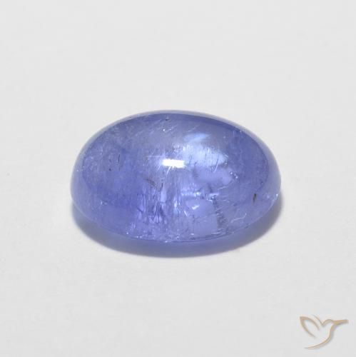 Tanzanite Gemstone in 8.1 x 6.3 mm Size for Sale, Tanzanite Stone in Intense Violet Blue Color