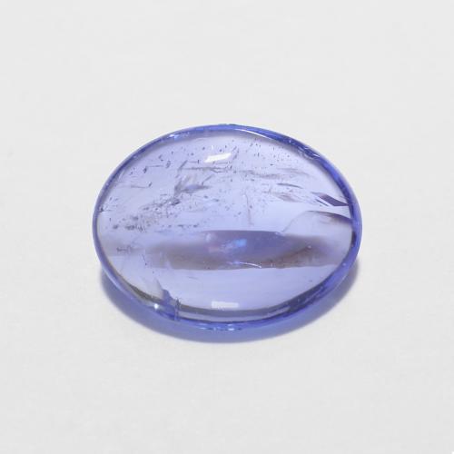Tanzanite 8,1 x 6,1mm blu Ovale cabochon dalla Tanzania, peso di 1,21 ct, gemma naturale Riscaldato in purezza Transparent, 1 pezzo Tanzanite - Colore: Intenso Viola Blu, durezza Mohs di 6,5 - 7 adatto per gioielli da indossare ogni giorno, Pietra della Trasformazione, Photo A
