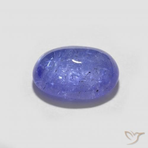Tanzanite Gemstone in 9 x 7 mm (calibrated) Size for Sale, Tanzanite Stone in Intense Violet Blue Color