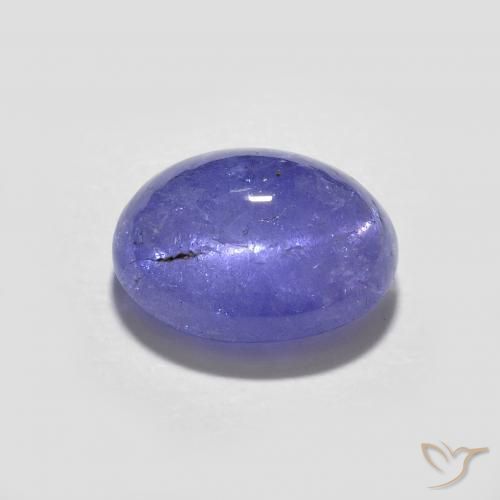 Tanzanite Gemstone in 9 x 7 mm (calibrated) Size for Sale, Tanzanite Stone in Bright Violet Color