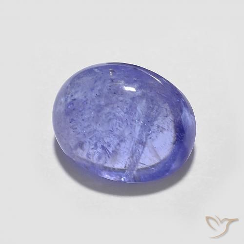 2.61 ct Blue Tanzanite Stone, Natural Tanzanite in Oval Cabochon Shape for Sale