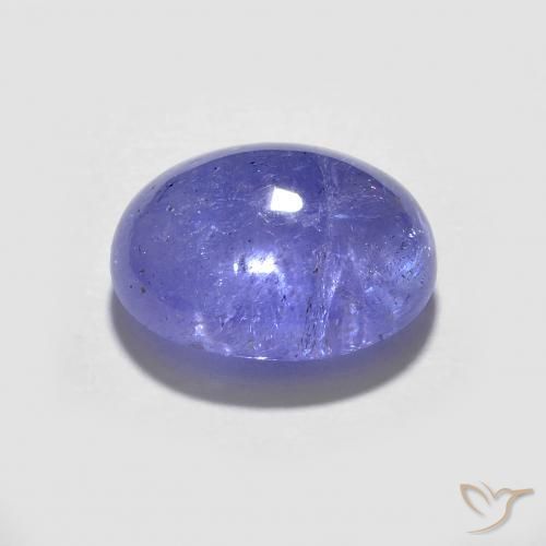 Tanzanite Gemstone in 9 x 7 mm (calibrated) Size for Sale, Tanzanite Stone in Intense Violet Blue Color
