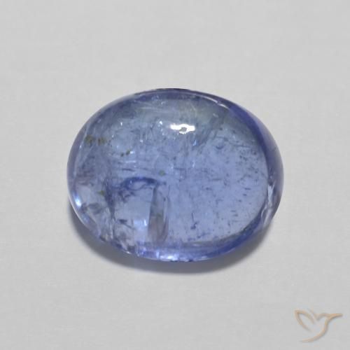 3.61ct Natural Intense Violet Blue Tanzanite, Oval, Transparent
