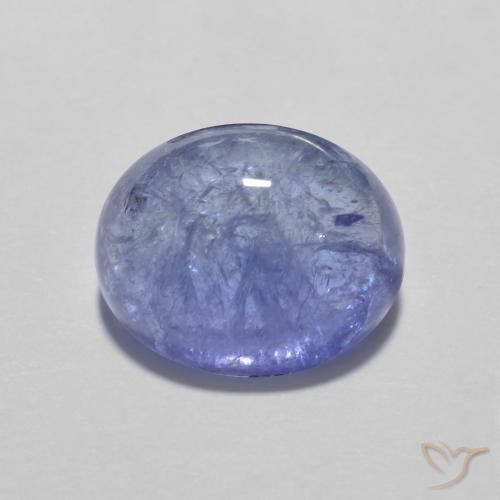 3.93ct Natural Intense Violet Blue Tanzanite, Oval, Transparent