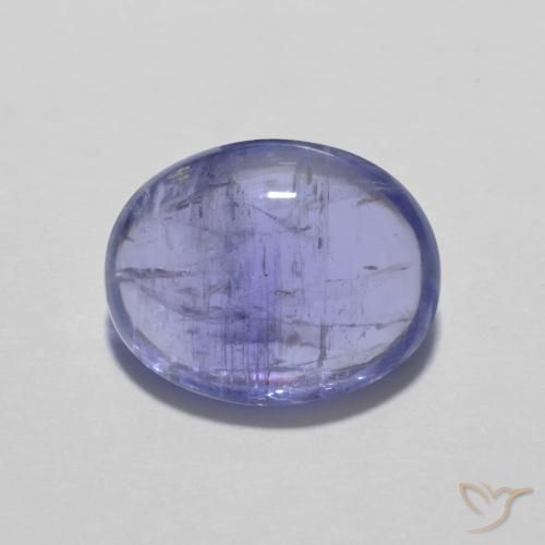 Tanzanite Bleu Ovale 2,98 ct de Tanzanie, Dimension 10 x 8mm, Pierre gemme naturelle Chauffé, pureté Transparent, 1 pièce Tanzanite oval cabochon, dureté de Mohs de 6.5 à 7 convient aux bijoux de tous les jours, pierre de sagesse, Uniquement trouvé en Tanzanie, Photo A