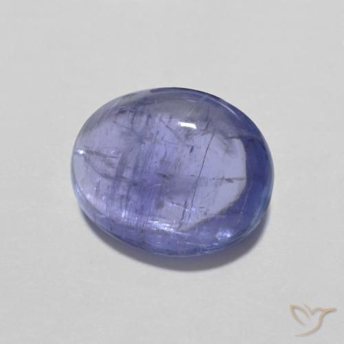 2.98 ct Blue Tanzanite Stone, Natural Tanzanite in Oval Cabochon Shape for Sale