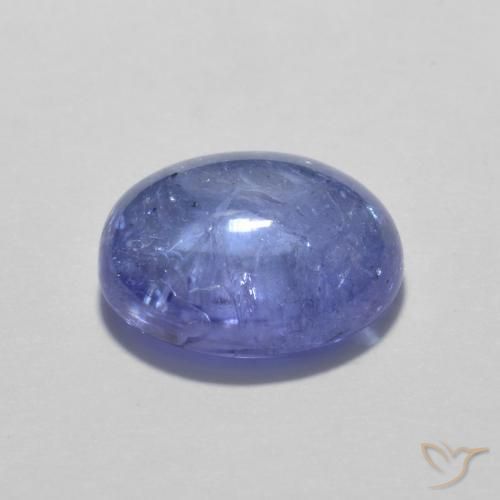 Tanzanite Gemstone in 10.1 x 8.3 mm Size for Sale, Tanzanite Stone in Intense Violet Blue Color