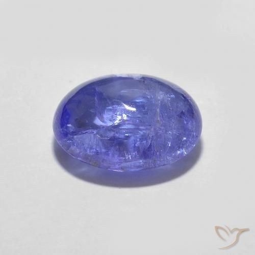 Tanzanite Gemstone in 10 x 8 mm (calibrated) Size for Sale, Tanzanite Stone in Intense Violet Blue Color