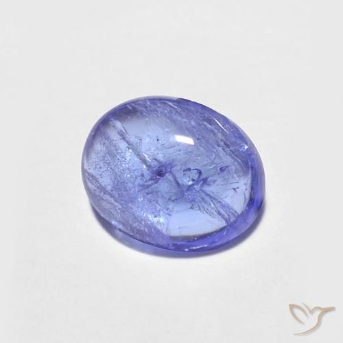 1.43 ct Blue Tanzanite Stone, Natural Tanzanite in Oval Cabochon Shape for Sale