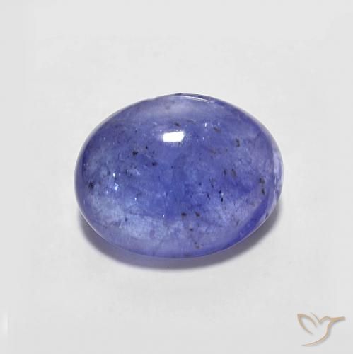 2.46ct Natural Intense Violet Blue Tanzanite, Oval, Translucent
