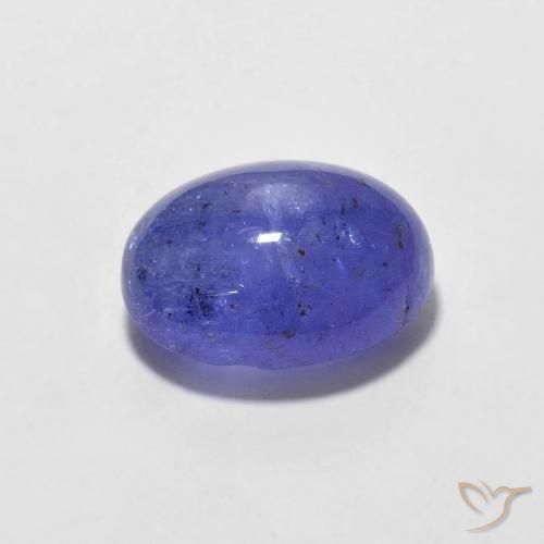 Tanzanite Gemstone in 9 x 7 mm (calibrated) Size for Sale, Tanzanite Stone in Intense Violet Blue Color