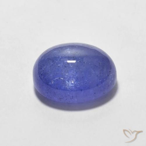 Tanzanite Gemstone in 9 x 7 mm (calibrated) Size for Sale, Tanzanite Stone in Intense Violet Blue Color