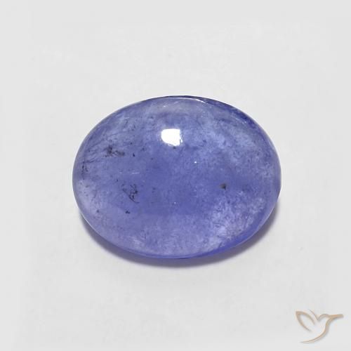 2.15ct Natural Intense Violet Blue Tanzanite, Oval, Translucent