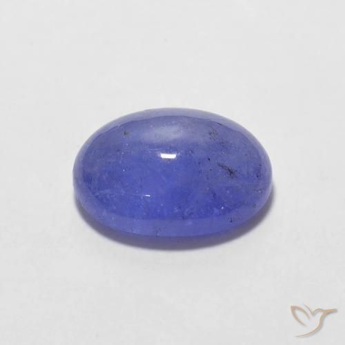 Tanzanite Gemstone in 9 x 7 mm (calibrated) Size for Sale, Tanzanite Stone in Intense Violet Blue Color