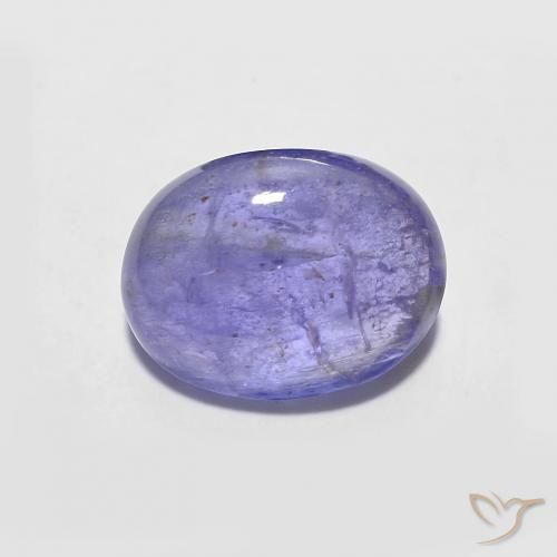 2.06 ct Violet Tanzanite, 9 x 7 mm Oval Cut From Tanzania, Photo A