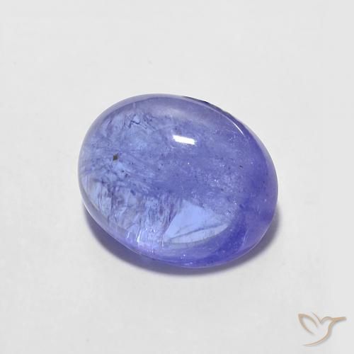 2.78 ct Blue Tanzanite Stone, Natural Tanzanite in Oval Cabochon Shape for Sale