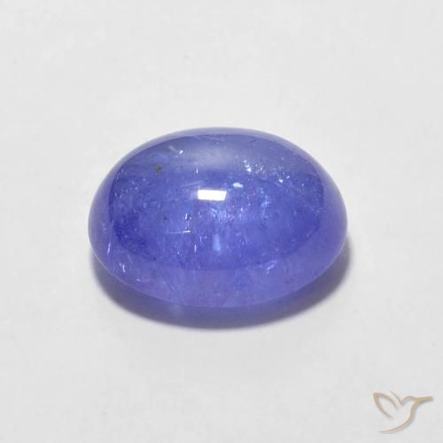 Tanzanite Gemstone in 9 x 7 mm (calibrated) Size for Sale, Tanzanite Stone in Intense Violet Blue Color