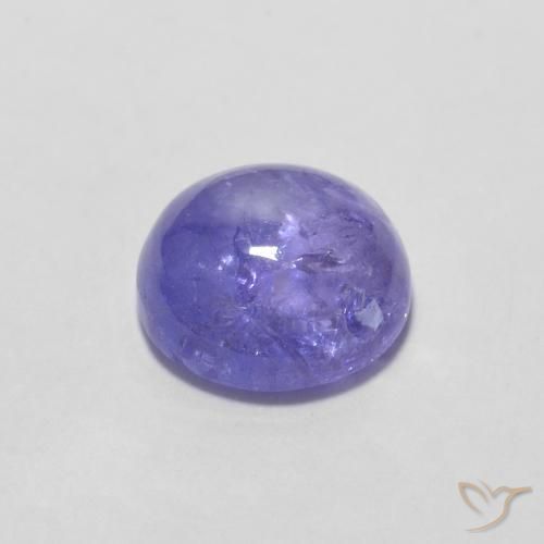 Tanzanite Gemstone in 7 mm (calibrated) Size for Sale, Tanzanite Stone in Bright Violet Color