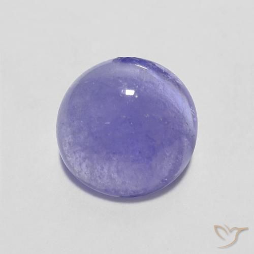 1.51 ct Violet Tanzanite, 7.1 mm Round Cut From Tanzania, Photo A