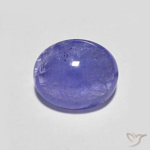 2.19 ct Violet Tanzanite, 8.9 x 7.3 mm Oval Cut From Tanzania, Photo A