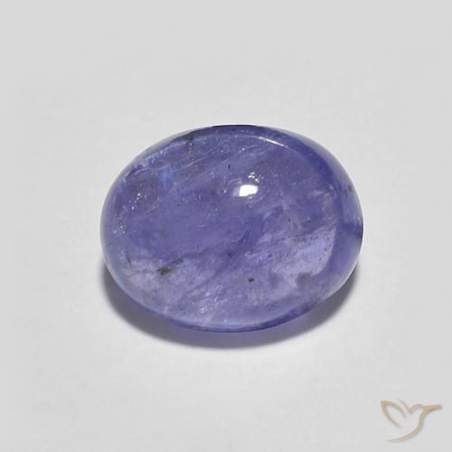 3 ct Violet Tanzanite, 9 x 7.2 mm Oval Cut From Tanzania, Photo A