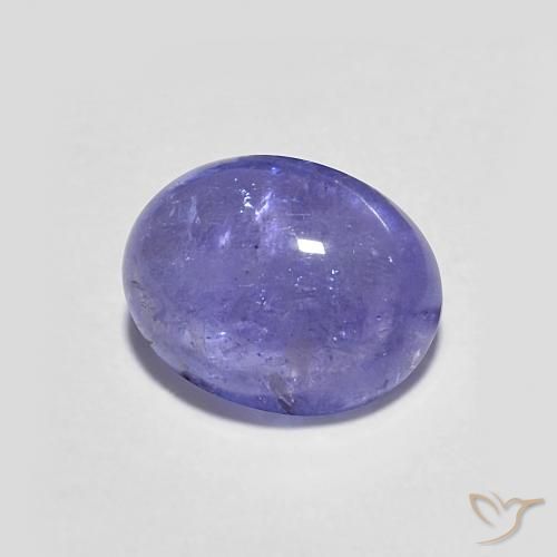 2.50 ct Blue Tanzanite Stone, Natural Tanzanite in Oval Cabochon Shape for Sale