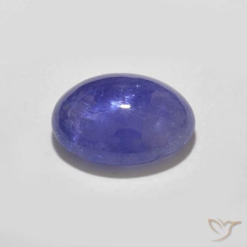 Tanzanite Gemstone in 9 x 7 mm (calibrated) Size for Sale, Tanzanite Stone in Intense Violet Blue Color