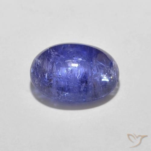 Tanzanite Gemstone in 9 x 7 mm (calibrated) Size for Sale, Tanzanite Stone in Intense Violet Blue Color