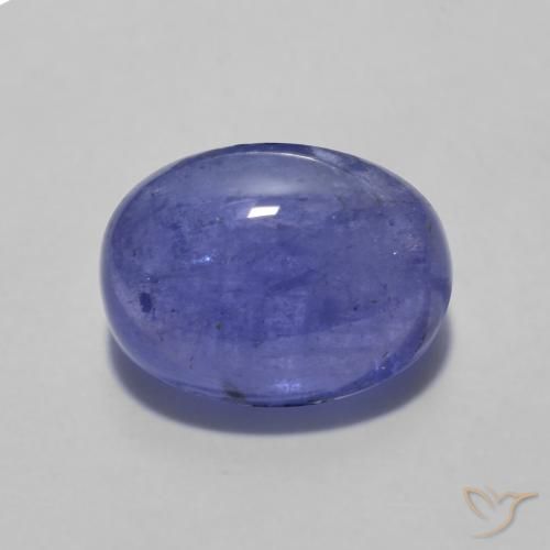 2.60ct Natural Violet Blue Tanzanite, Oval, Translucent