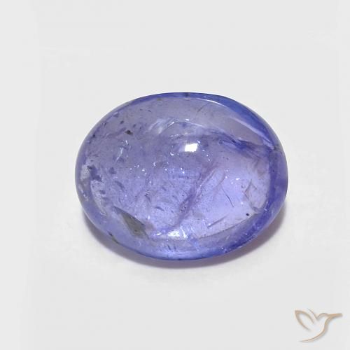 3.08ct Natural Intense Violet Blue Tanzanite, Oval, Transparent