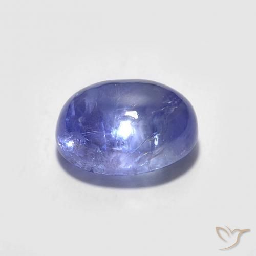 Tanzanite Gemstone in 8 x 6 mm (calibrated) Size for Sale, Tanzanite Stone in Intense Violet Blue Color