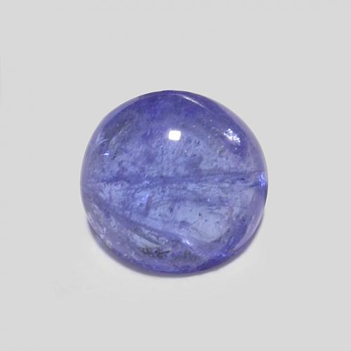 5,3mm runder blauer Tansanit aus Tansania, Gewicht von 0,65 ct, natürlicher Edelstein in Transparent Reinheit, 1 Stück runder Tansanit - Farbe: Intensives Violettblau, Mohs-Härte von 6,5 - 7 Geeignet für den täglichen Gebrauch im Schmuck, Stein der Transformation, Photo A