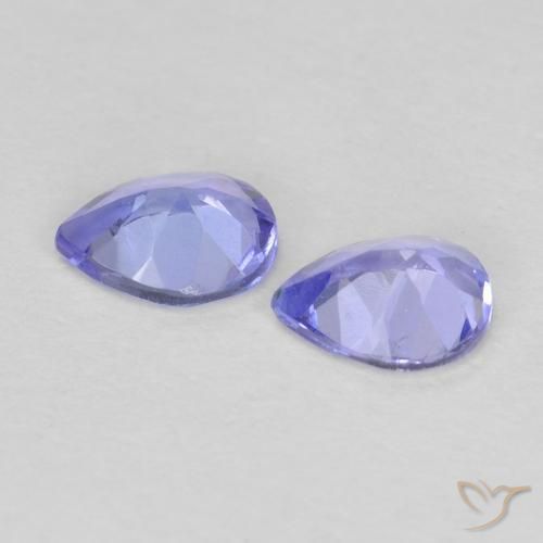 Tanzanite Gemstones in 5 x 4 mm (calibrated) Size for Sale, Tanzanite Stones in Electric Blue Color
