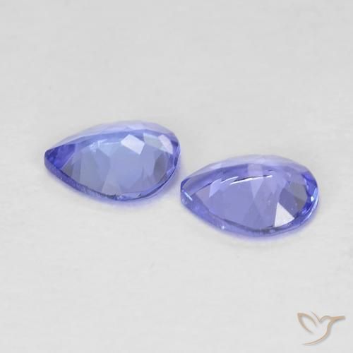 Tanzanite Gemstones in 5 x 4 mm (calibrated) Size for Sale, Tanzanite Stones in Deep Blue Color