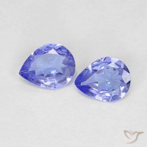 0.51ctw Natural Deep Blue Tanzanite, Pear Shape, VVS-VS