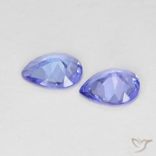 Tanzanite Gemstones in 5.2 x 4 mm Size for Sale, Tanzanite Stones in Electric Blue Color