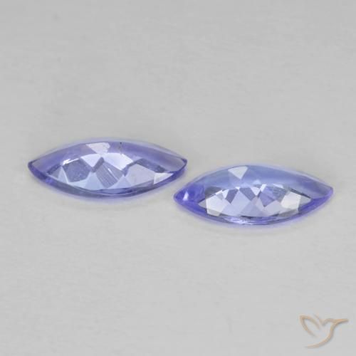 Tanzanite Gemstones in 7 x 3.5 mm (calibrated) Size for Sale, Tanzanite Stones in Violet Blue Color