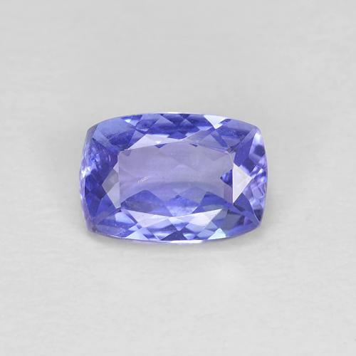 Tanzanite Bleu cushion-cut de Tanzanie, 6,4 x 4,5mm, poids de 0,71 ct, pierre gemme naturelle Chauffé de pureté vvs, 1 pièce Tanzanite, couleur Bleu intense , dureté Mohs de 6.5 à 7 convient aux bijoux de tous les jours, pierre de sagesse, Pierre de naissance de décembre, Photo A