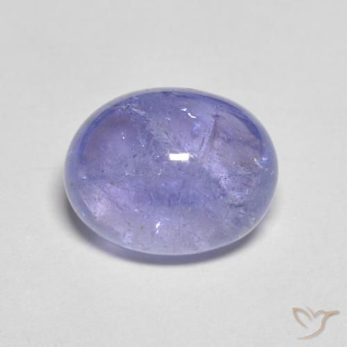 4.05ct Natural Silverish Blue Tanzanite, Oval, Transparent